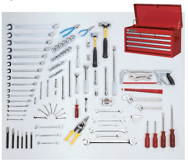 113 PIECE INDUSTRIAL MAINTENANCE SET (TOOLS ONLY) WRIGHT 181 USA