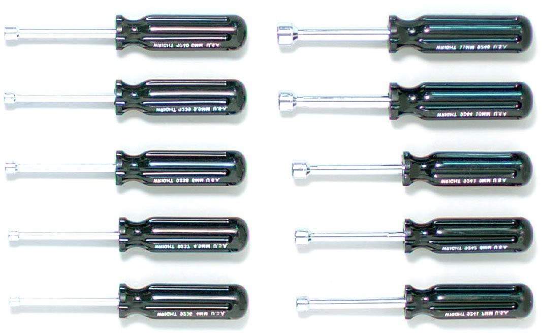9 PC METRIC NUT DRIVER SET 4MM11MM WRIGHT 9218 USA Tool Supply