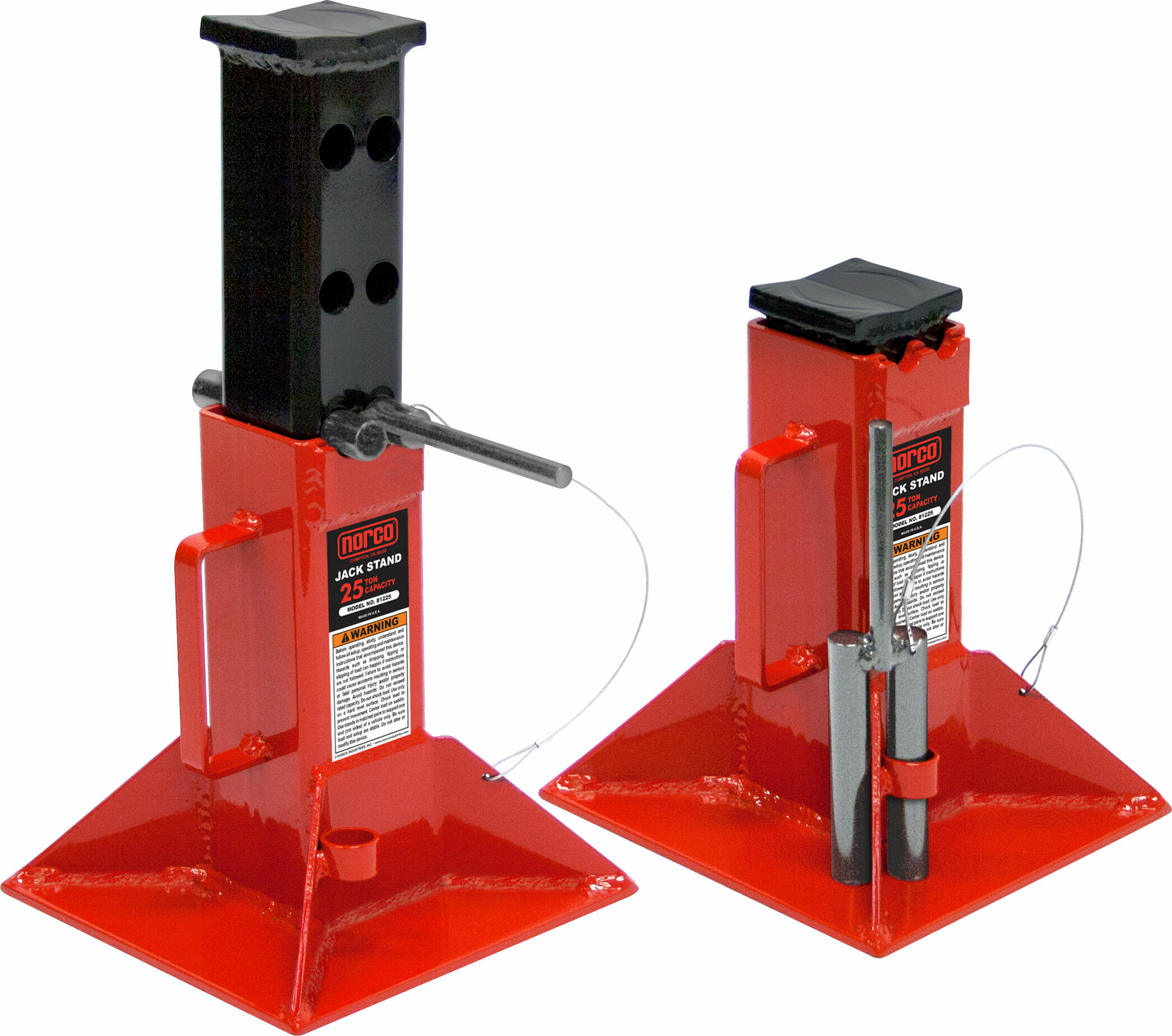 25Ton Jack Stands NORCO 81225 Made in USA USA Tool Supply