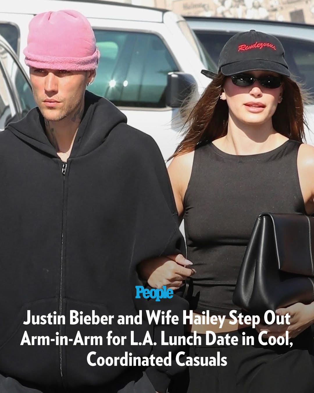 Justin Bieber and Wife Hailey Step Out ArminArm for L.A. Lunch Date
