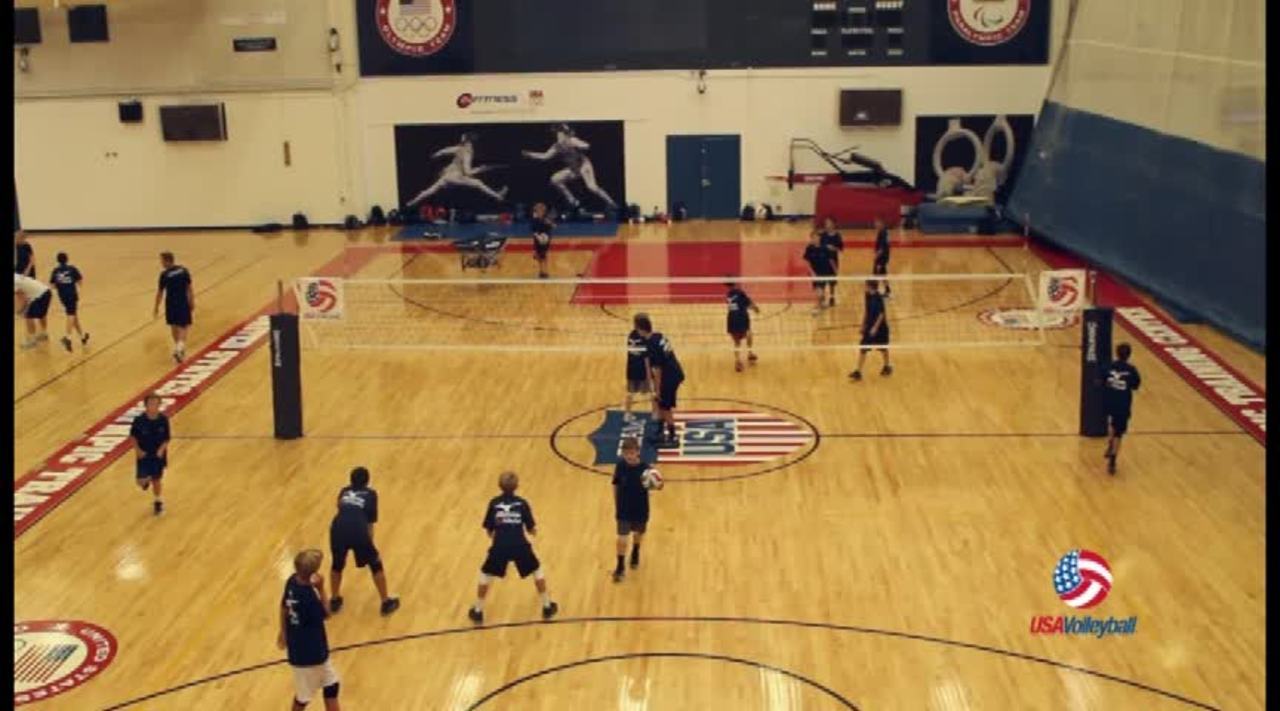 USAV Drill Video Butterfly Drill USA Volleyball
