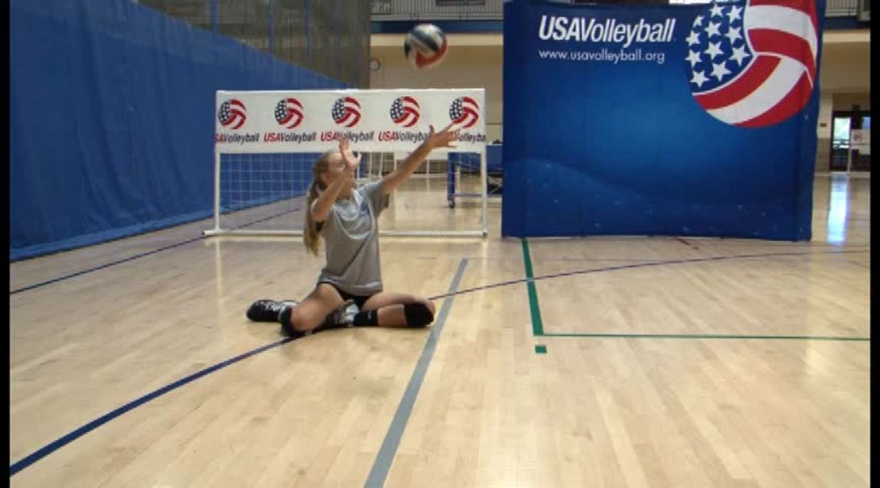USAV Para Skill Video Serve Overhead USA Volleyball