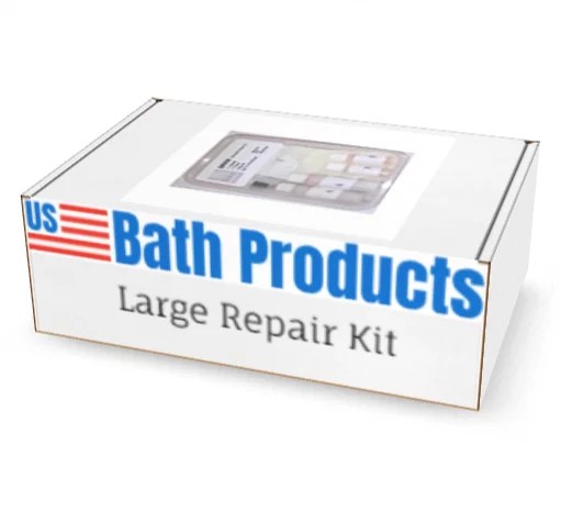 Large Porcelain Bathtub Sink Chip Repair Kit - US Bath Products