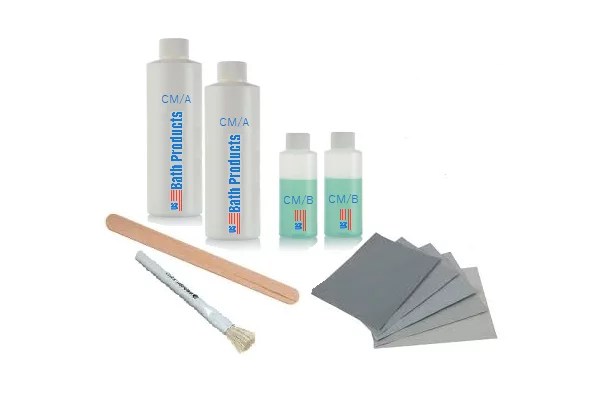 Large Cultured Marble Repair Kit Sink Tub Shower - US Bath Products
