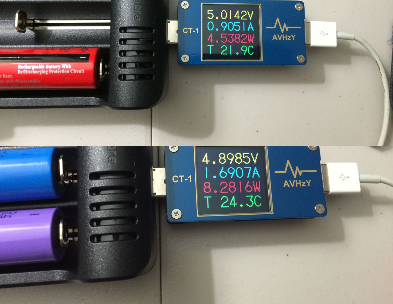 Battery Charger VS. Power Bank USB Charging
