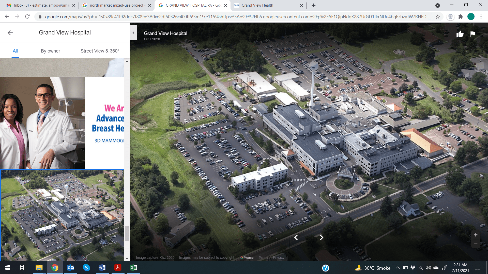 Grand View Hospital PA US Bid Estimating & Engineering