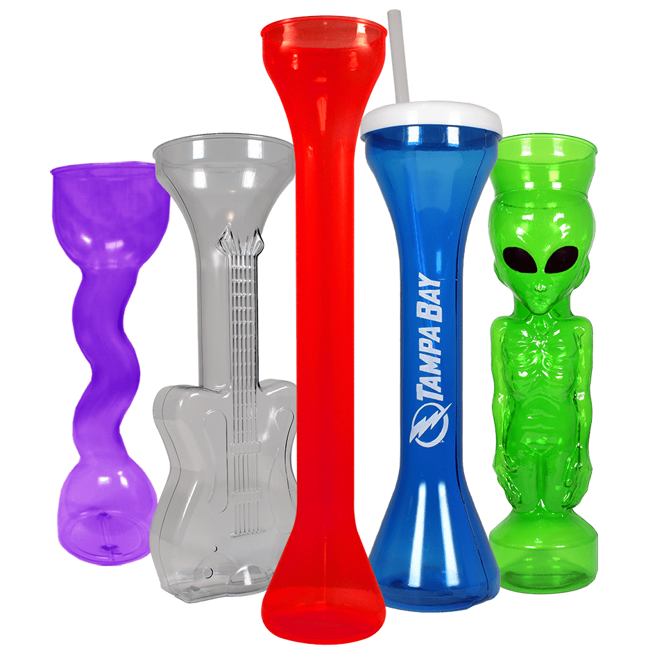 Yard Plastic Drinking Glasses