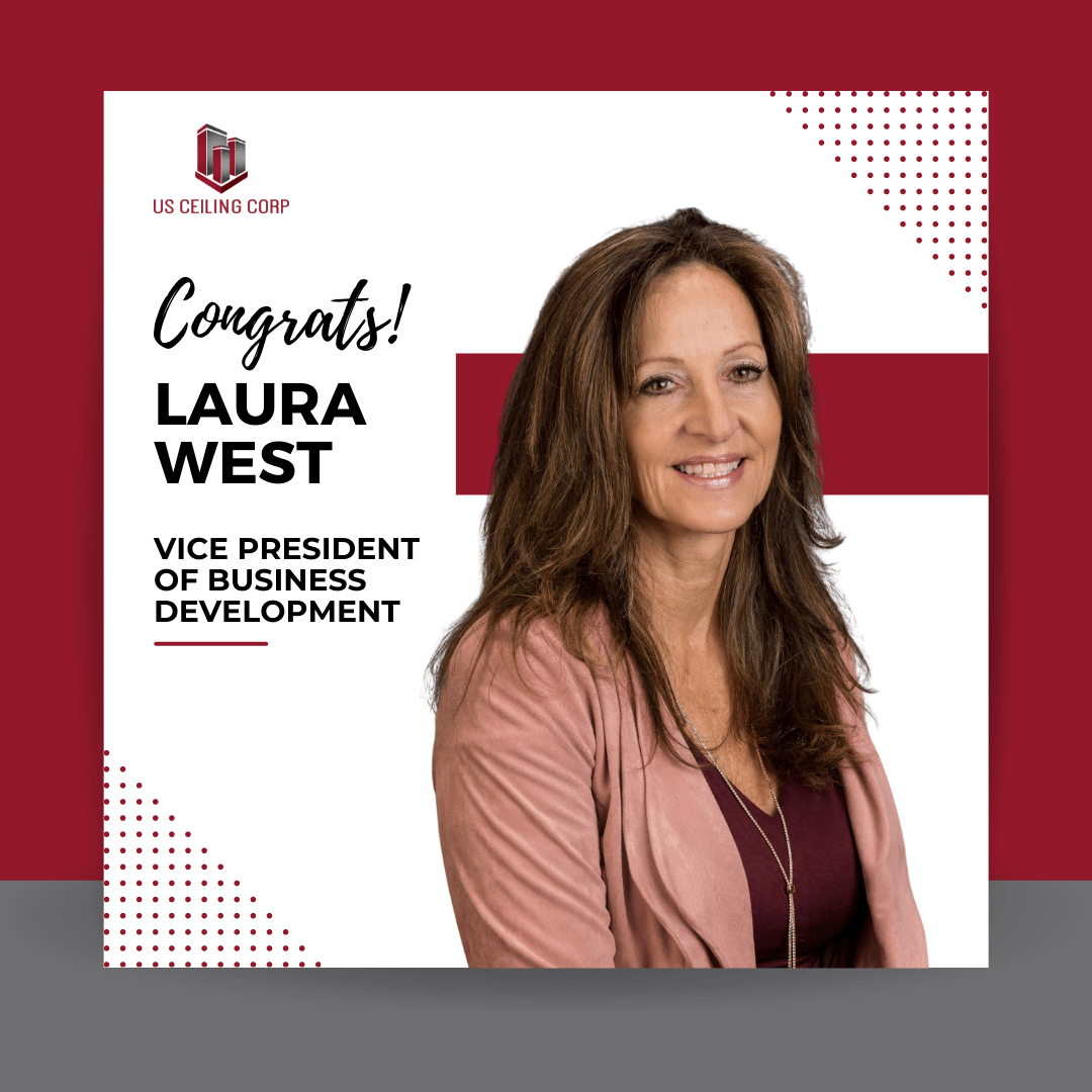 US Ceiling promotes Laura West to vice president of business