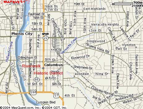 Columbus City Data and City Map of Columbus
