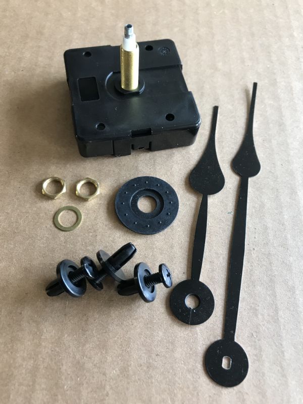 Parts Clock Motor Replacement Kit includes clock motor/ hardware/clock