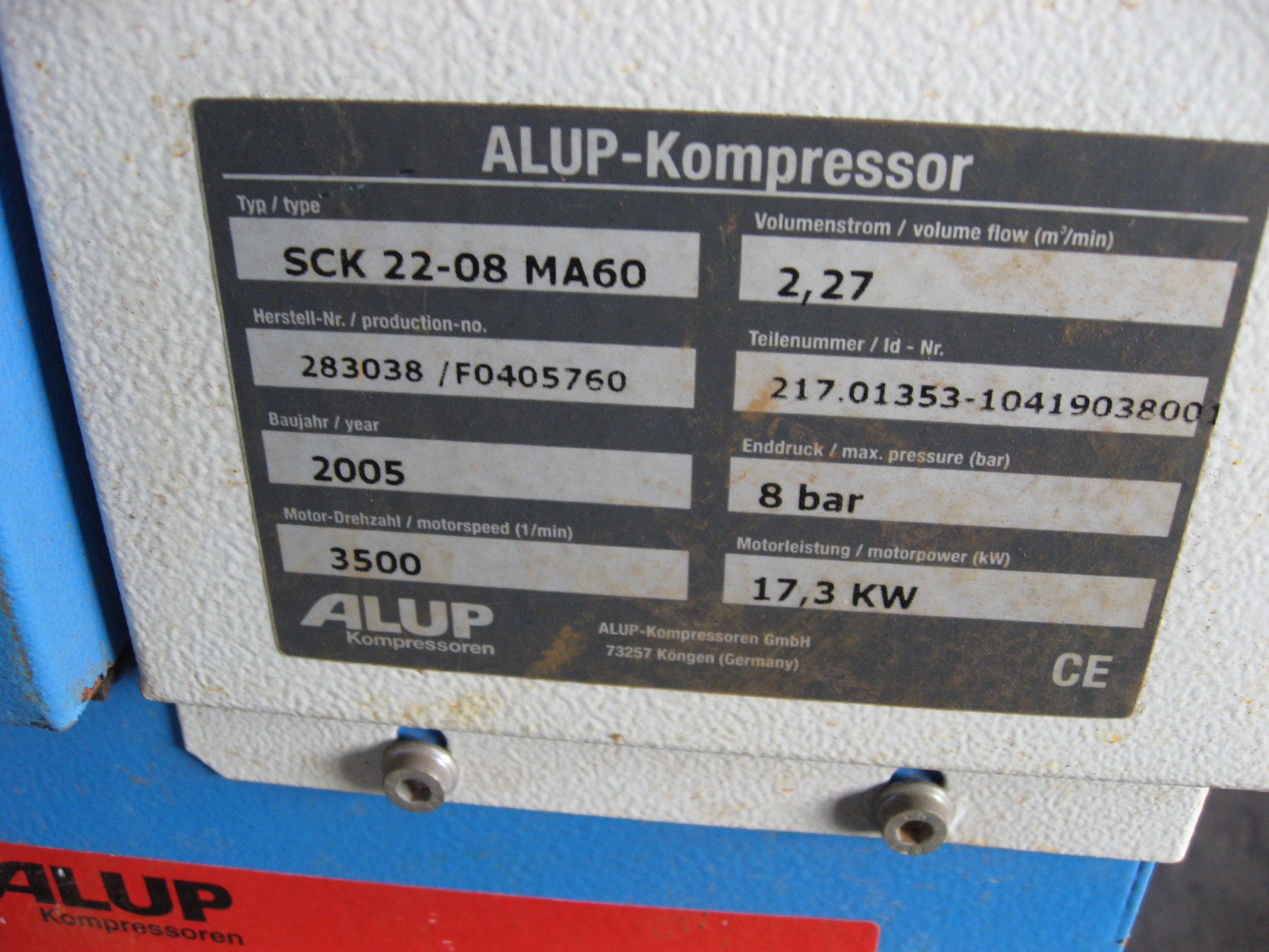 Additional ALUPKompressoren Photos U.S. Combustion Products, Inc.