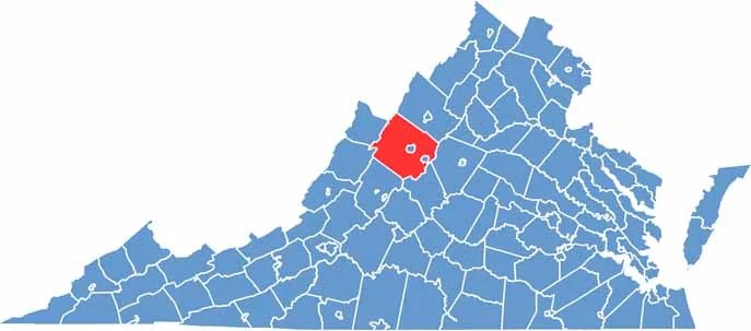 Augusta County Map Virginia Us County Maps