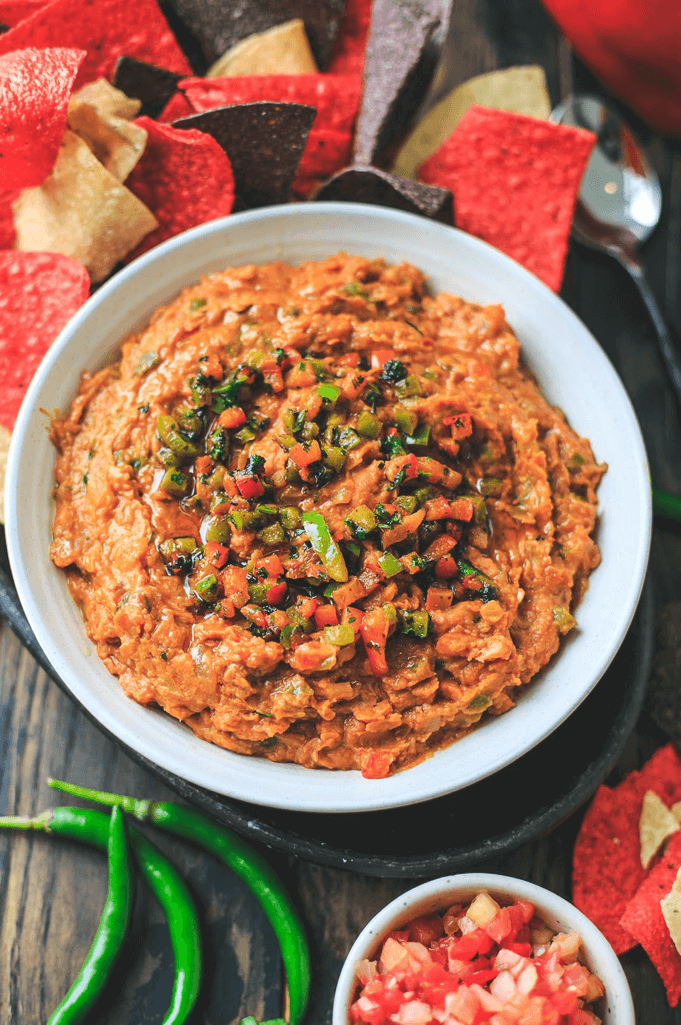 Refried Beans Recipe Pinto Beans and Vegetables. USDBC