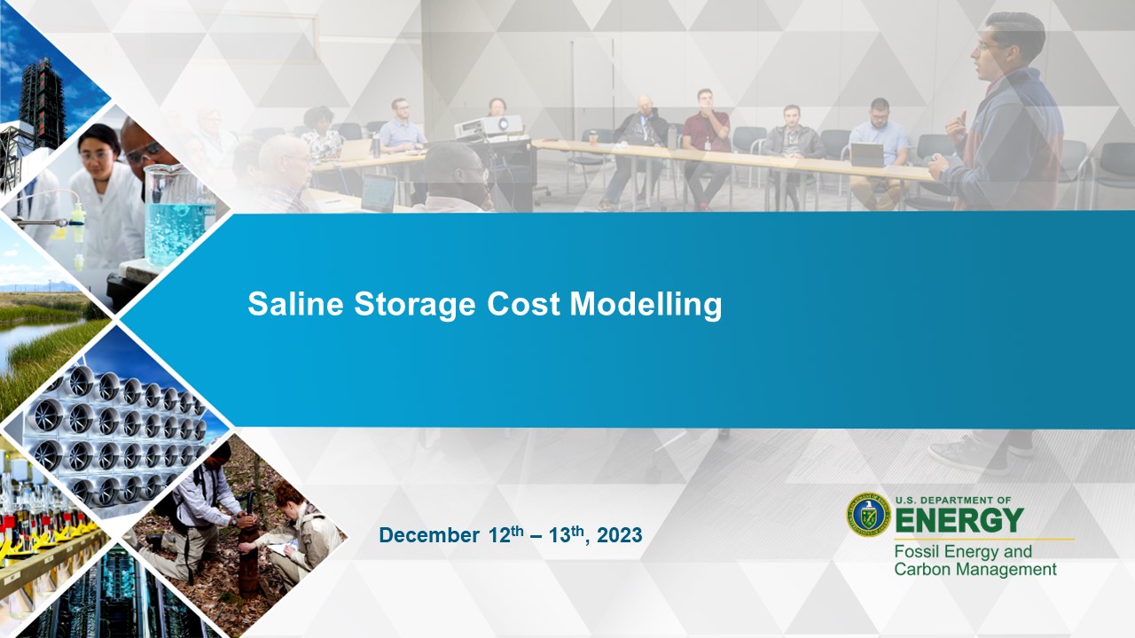 Saline Storage Cost Modelling USEA United States Energy