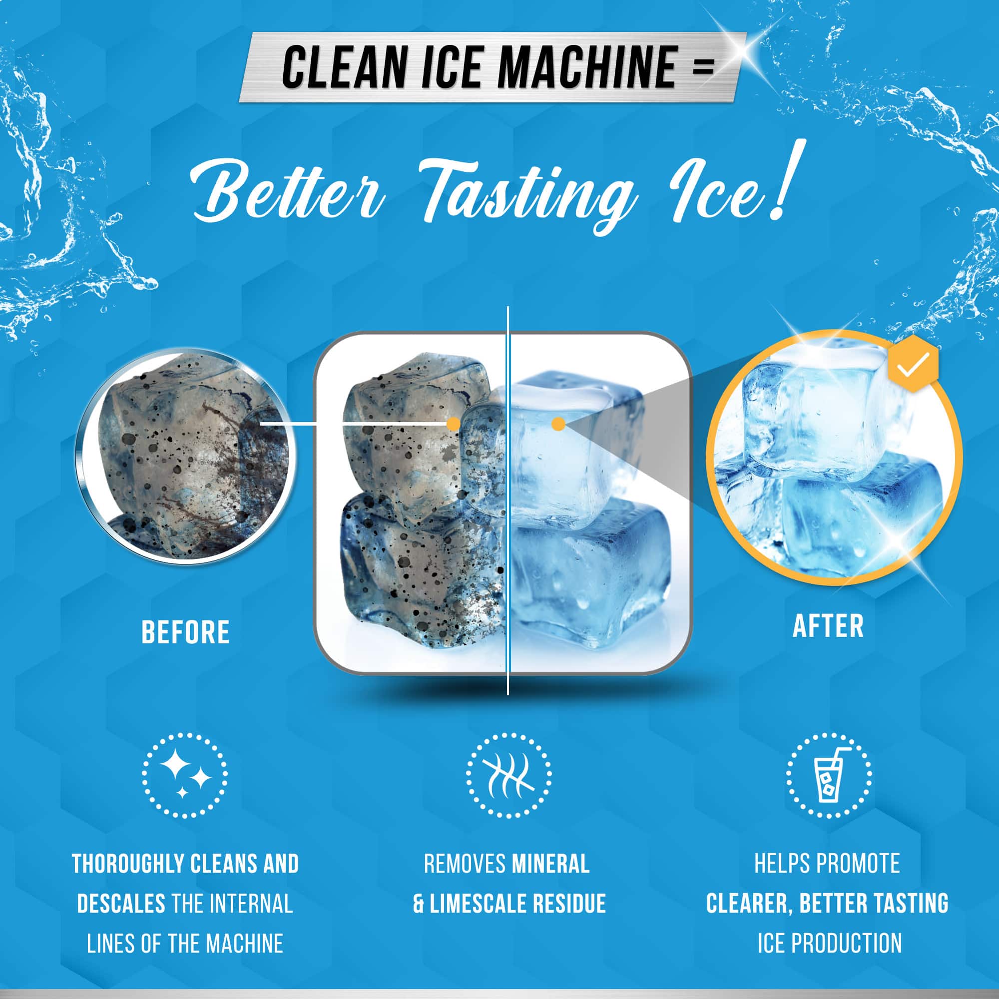 ACTIVE Ice Machine Cleaner Ice Maker Descaler Solution