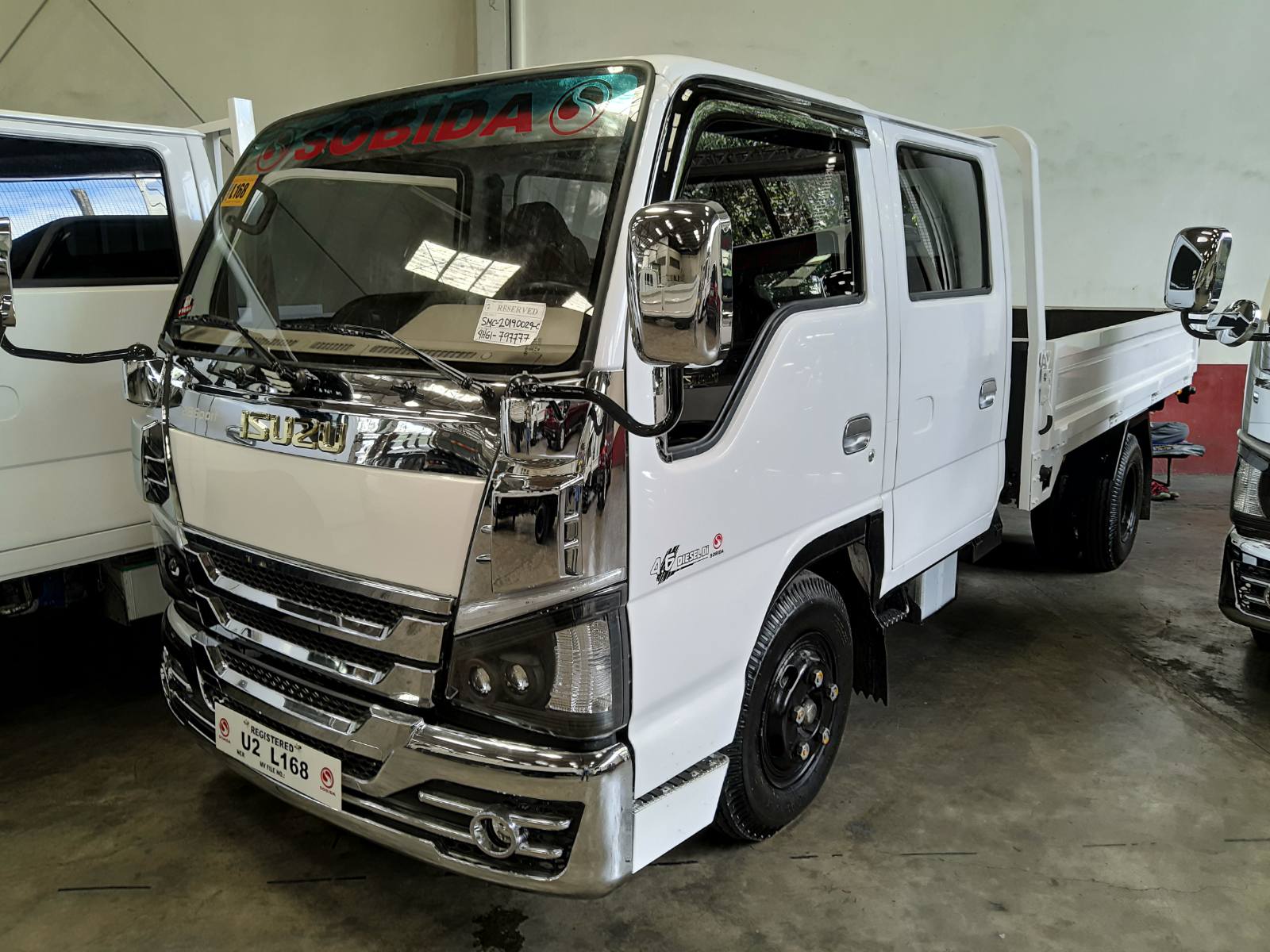Sobida Isuzu NKR NHR NLR NMR Double Cab dropside 6wheel