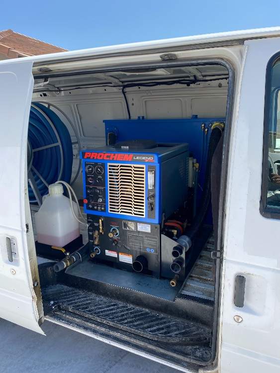 Use carpet cleaning van and equipment for sale Used Carpet Cleaning Vans