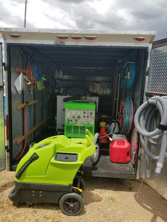 Trailer & Portable Hard Surface & Carpet Equip. Used Carpet Cleaning