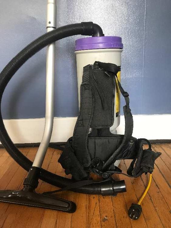 ProTeam backpack vacuum Used Carpet Cleaning Equipment