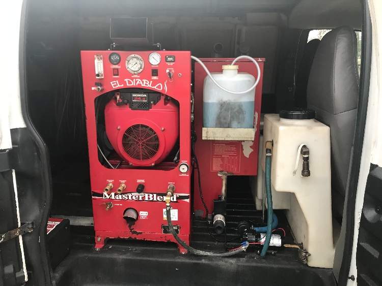 2006 Chevrolet Express w/El Diablo truckmount Used Carpet Cleaning Vans