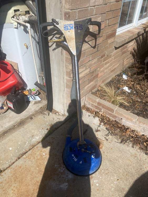 HYDROFORCE SX15 TILE SPINNER SKU AW105 Used Carpet Cleaning Equipment