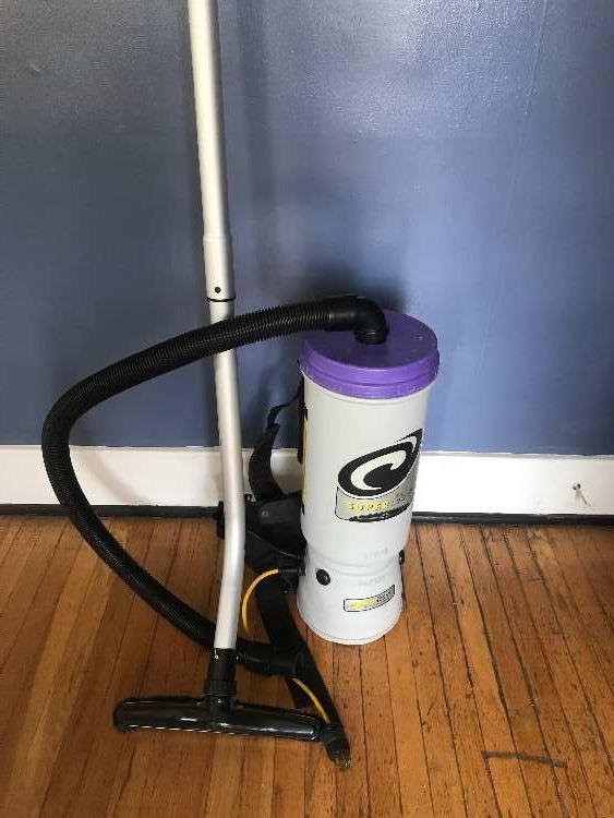 ProTeam backpack vacuum Used Carpet Cleaning Equipment