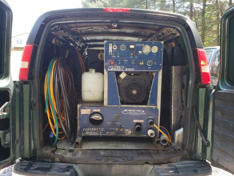 2 Trucks and 2 Truck mounts Package Deal Used Truckmounts