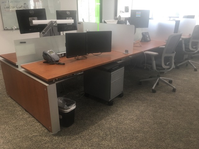 Teknion Benching Cubicles