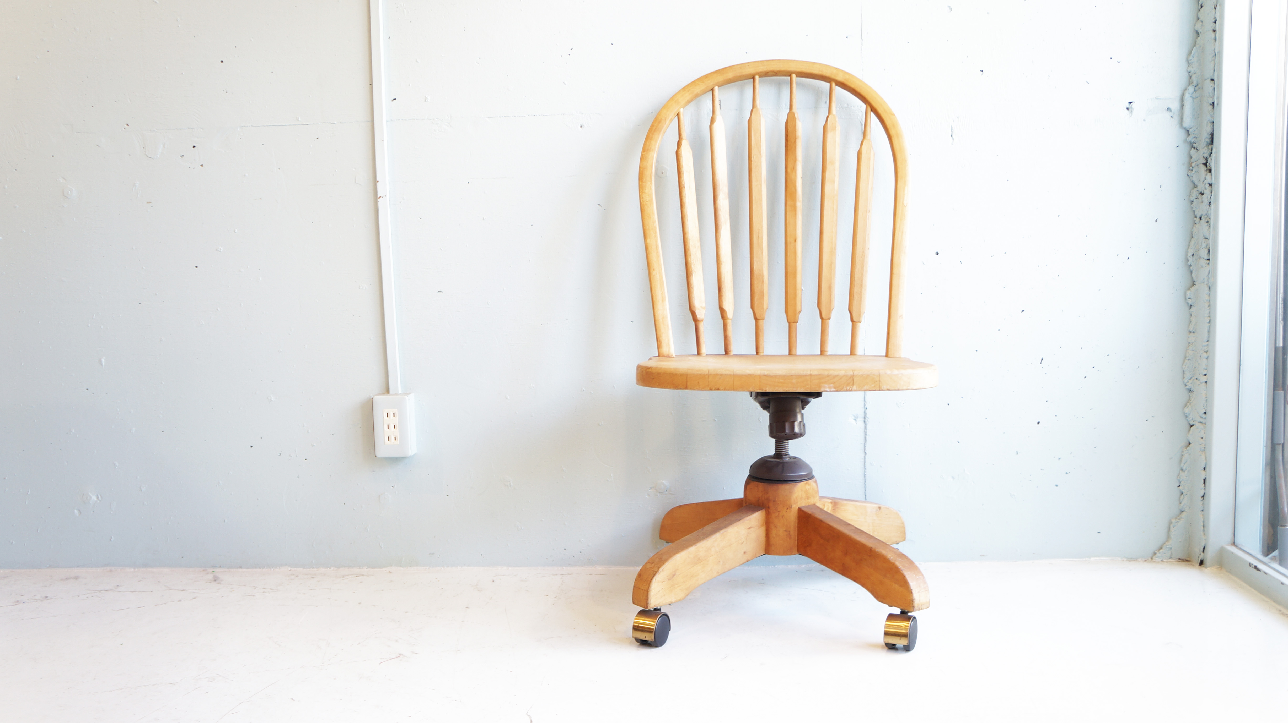 CASTER CHAIR MADE IN CANADA NATURAL STYLE / カナダ製 キャスター チェア ナチュラルインテリア