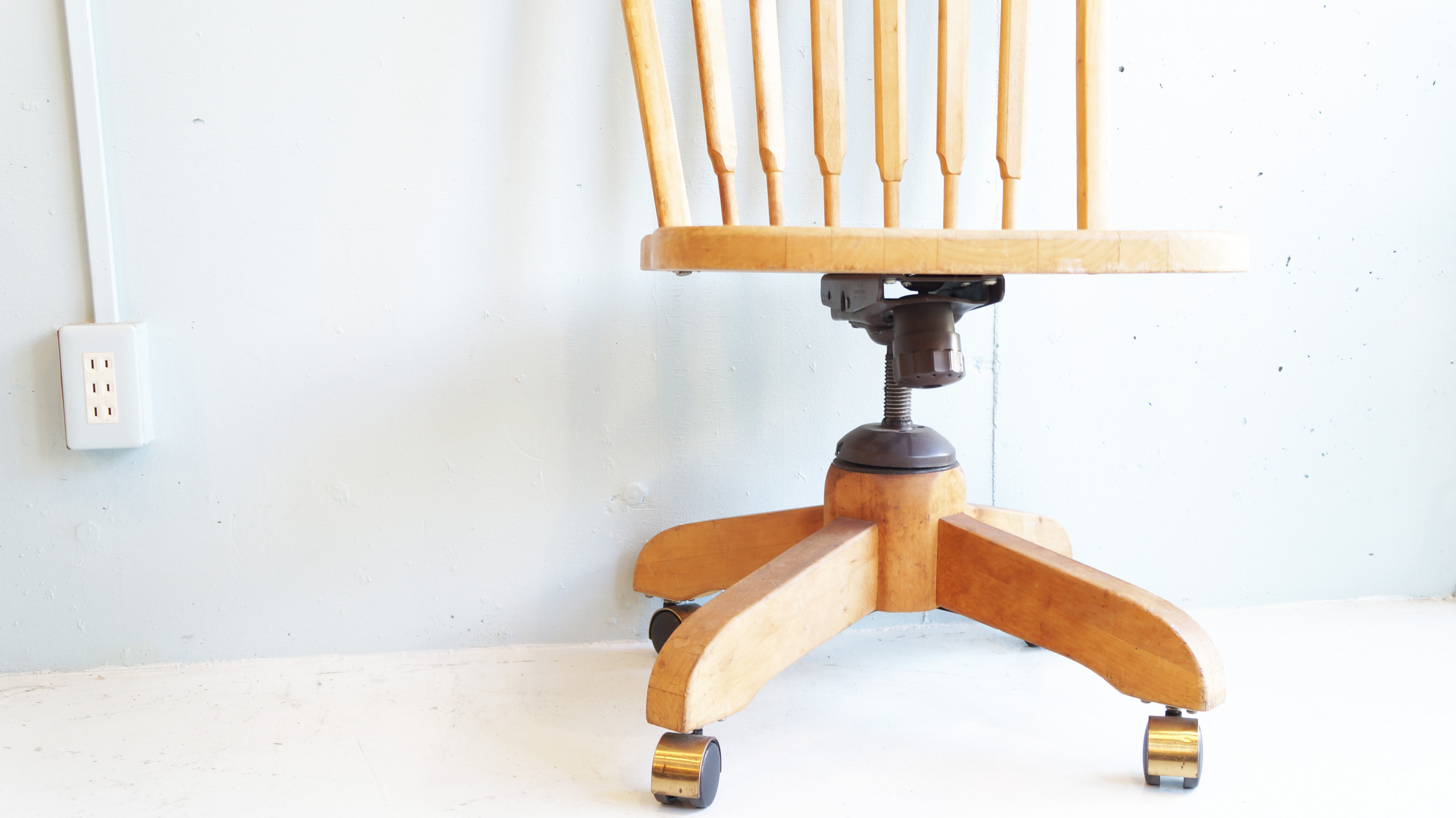 CASTER CHAIR MADE IN CANADA NATURAL STYLE / カナダ製 キャスター チェア ナチュラルインテリア