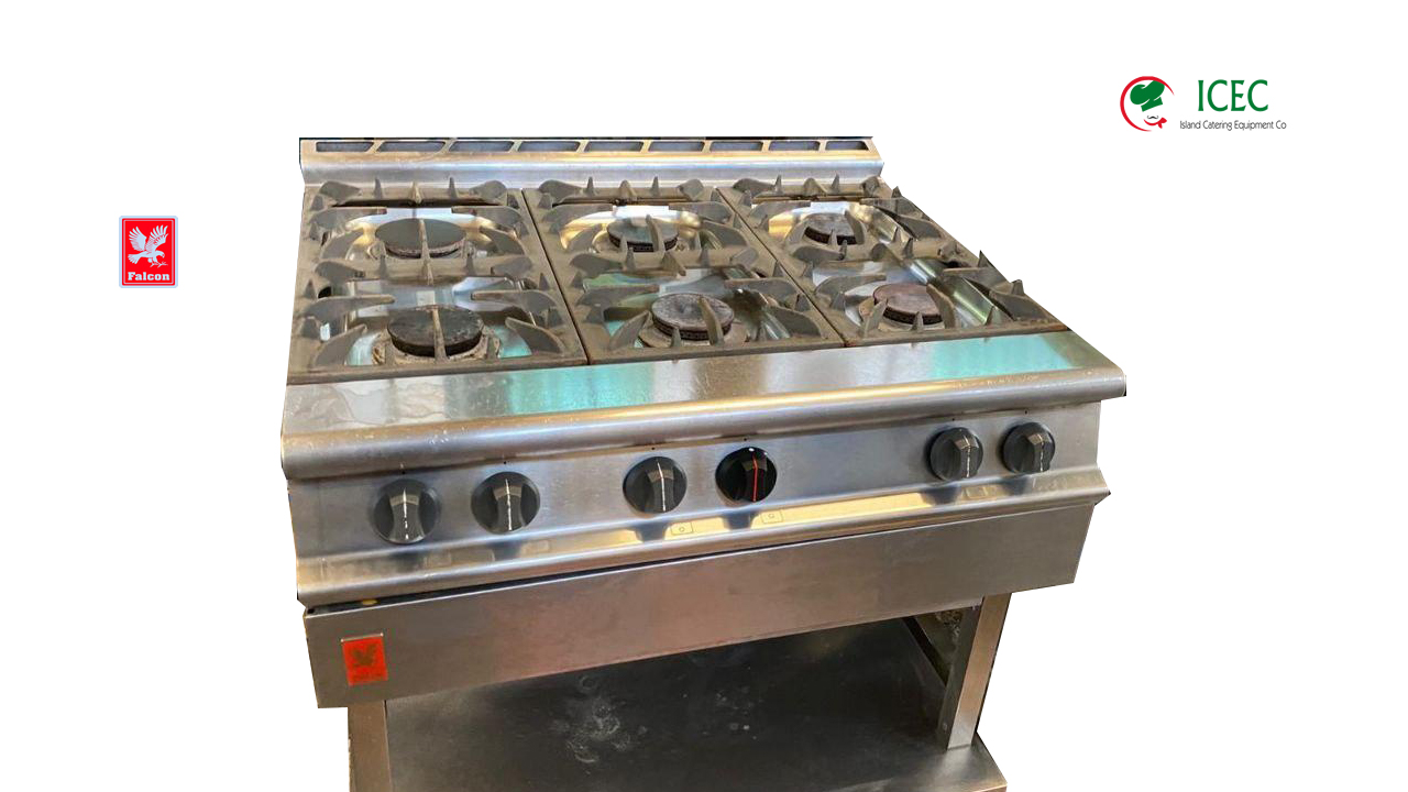 Falcon G3121 Gas Six Burner Boiling Top incl Stand / Part of the superb