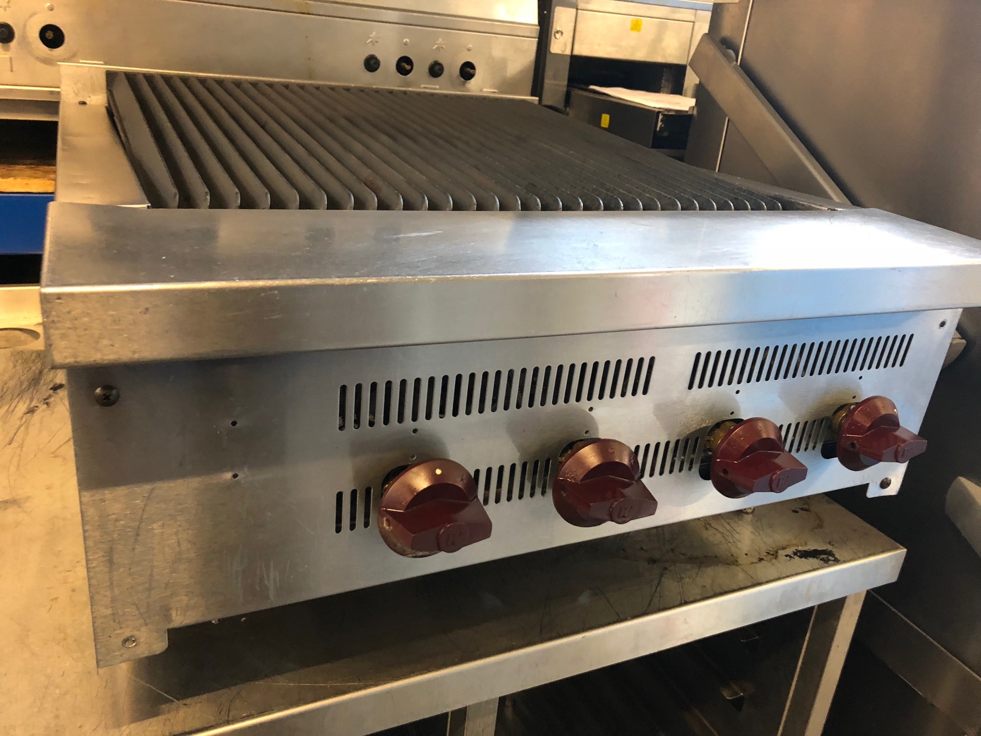 wolf 4 Burner Chargrill 60cm same as hobart vat included , peri peri grill, radiant grill Used