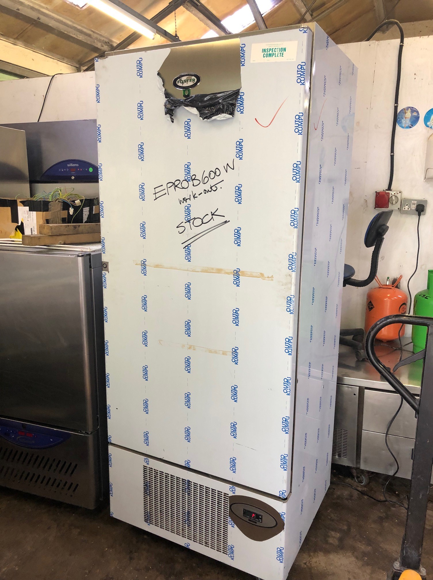 Foster heavy duty commercial fridge /Stainless Steel/Tall Standing/£