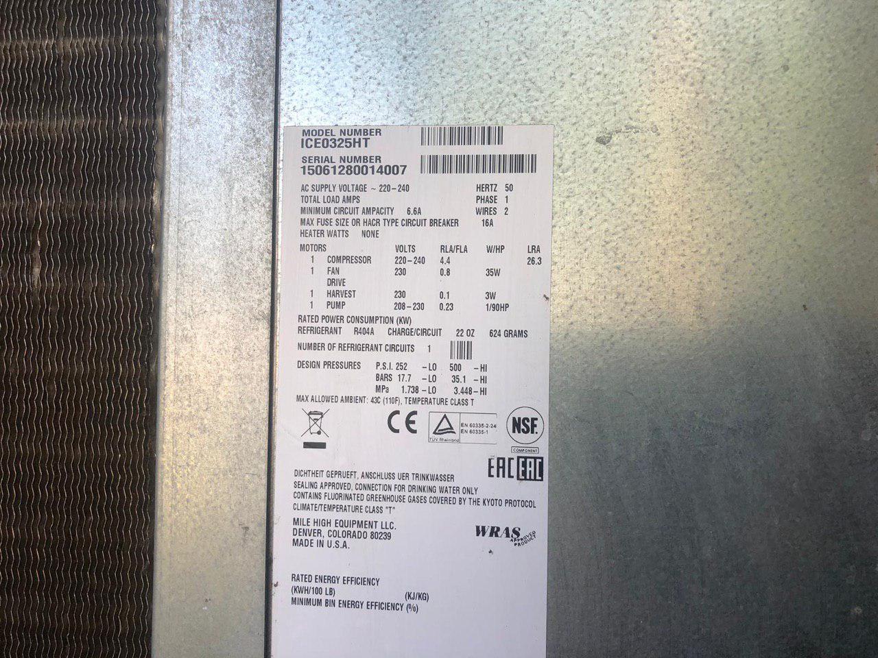 ICE – O – MATIC Ice machine / The new and groundbreaking Elevation