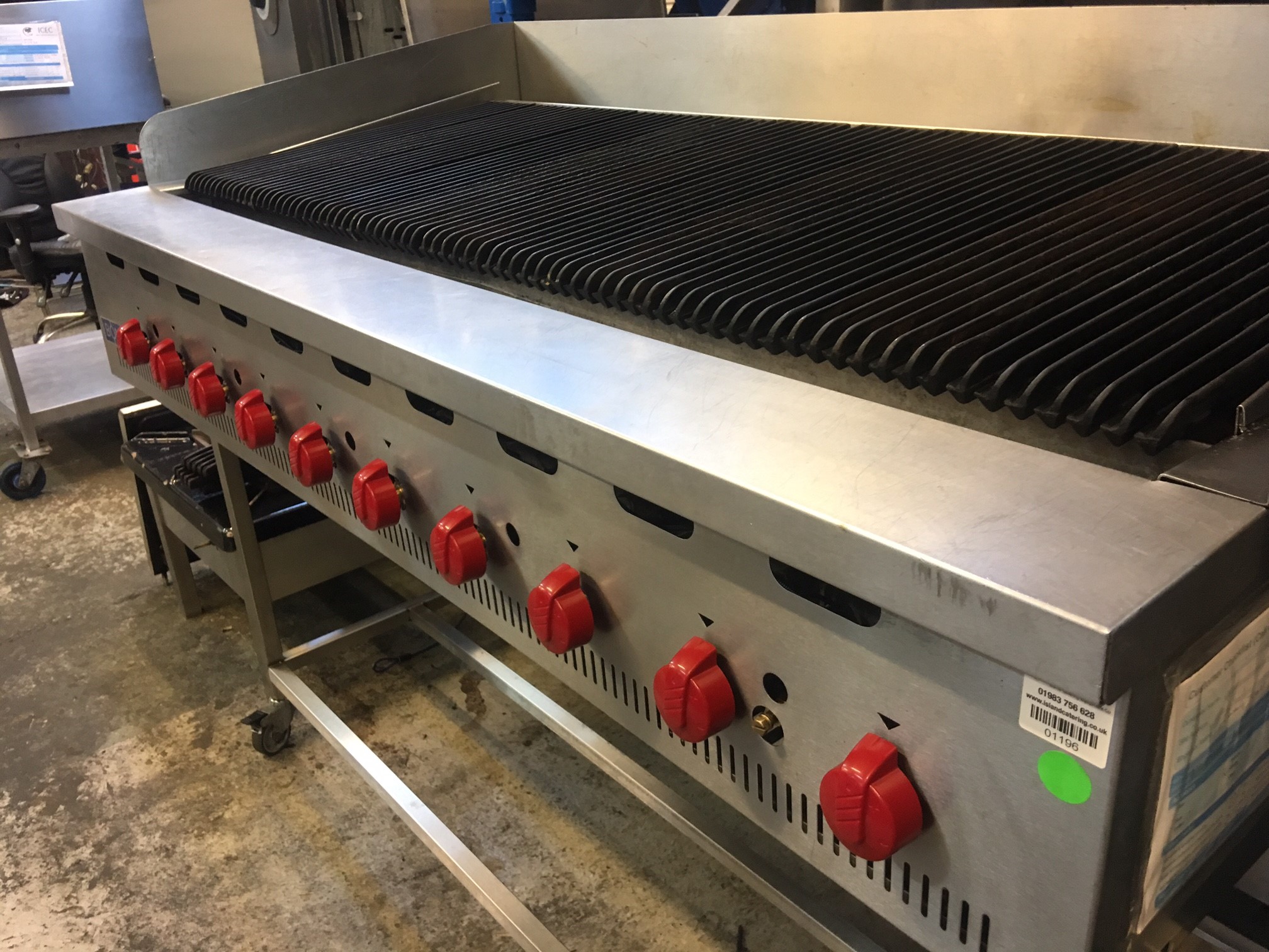 Hobart 10 Burner Chargrill vat included , peri peri grill