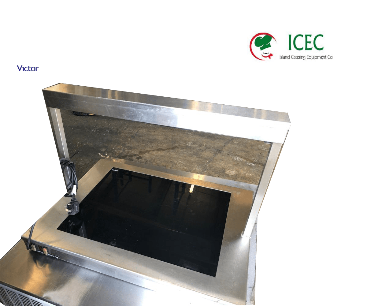 Victor table top hot plate with gantry 13 amp 3 pin plug Glass top 2