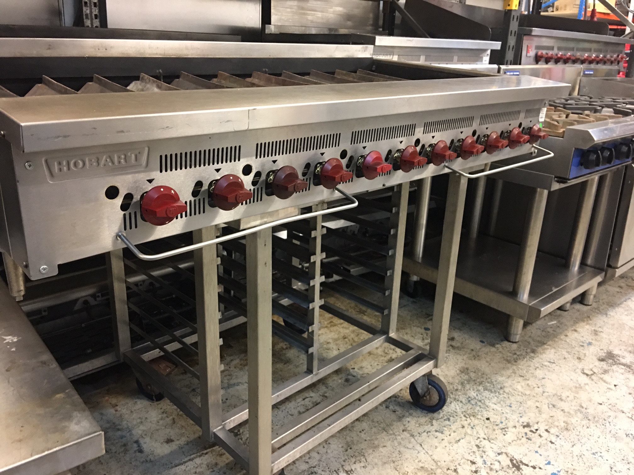 Woff 10 Burner Chargrill vat included , peri peri grill, radiant grill