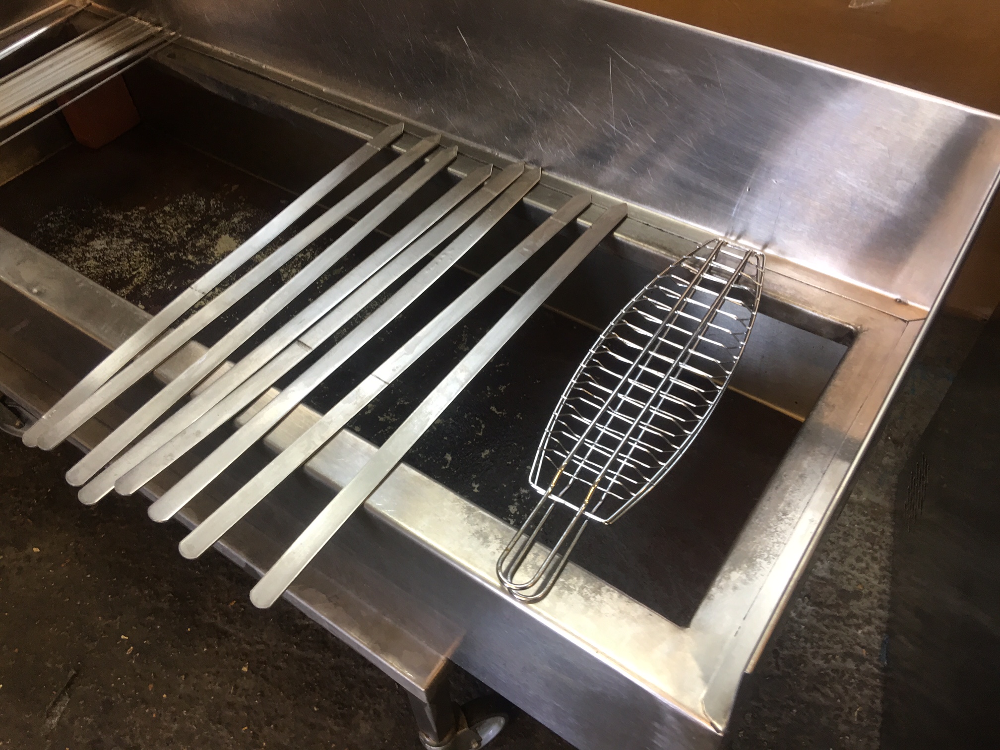 Commercial BBQ Shish kebab grill 130cm £650 Used Rational