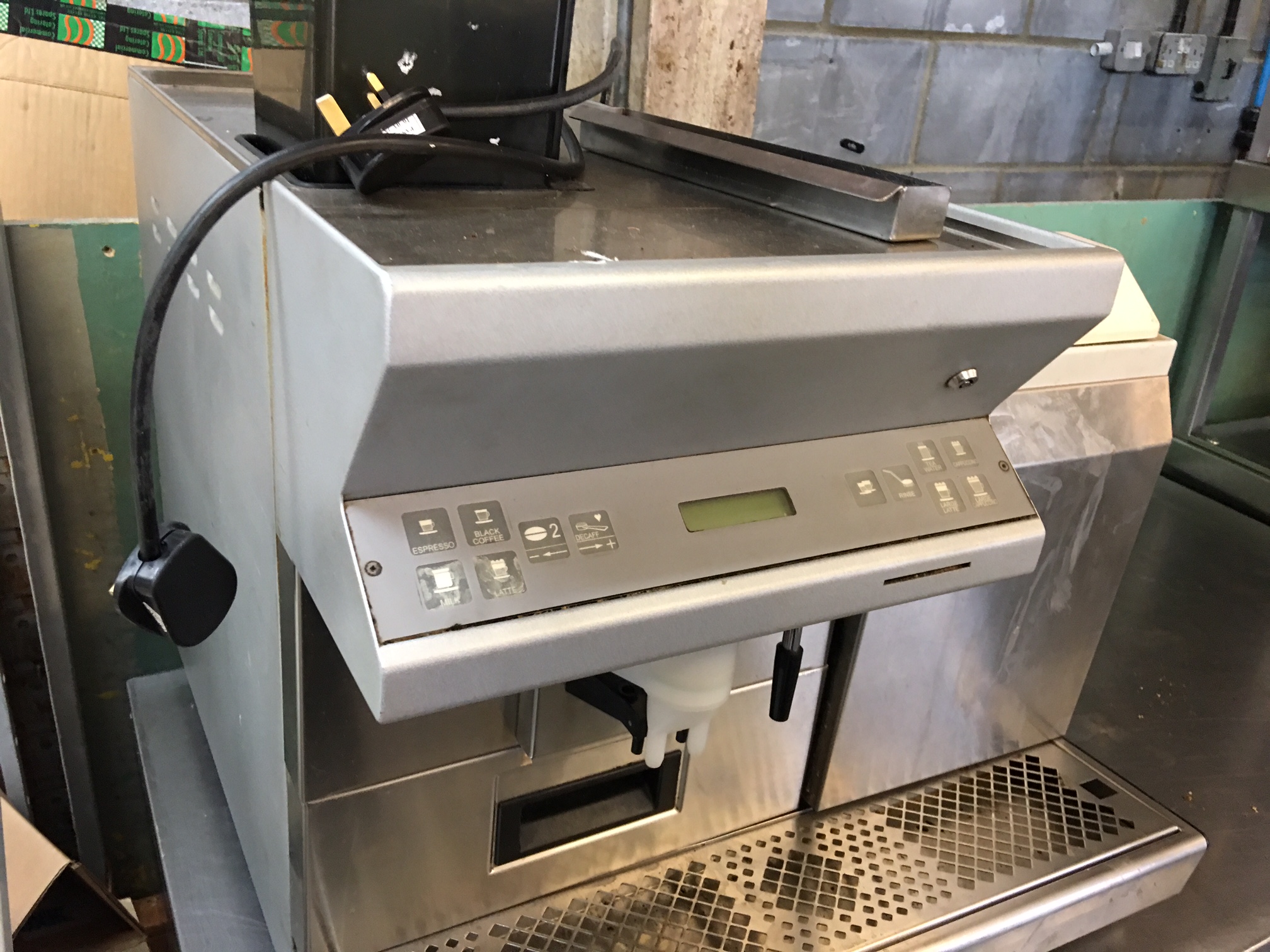 Black & White Coffee Machine (For Spares Only) Used Rational Catering