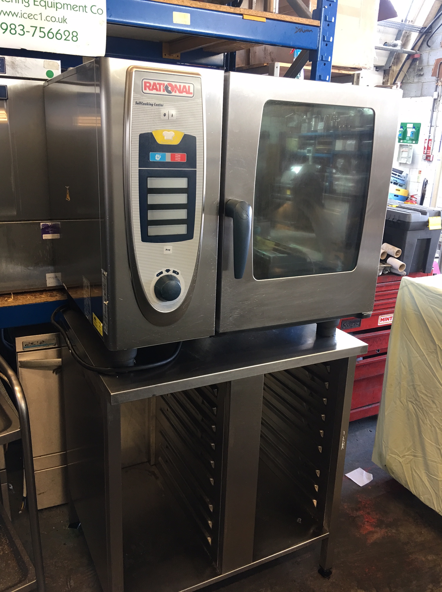 Rational SCC61 6 Grid Oven with Stand and Ultravent hood (Can be Single