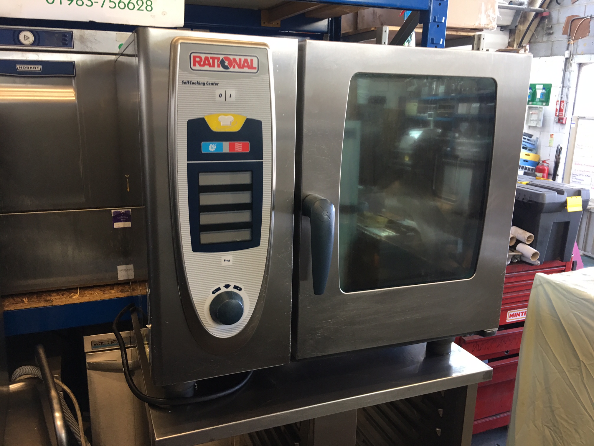 Rational SCC61 6 Grid Oven with Stand and Ultravent hood (Can be Single