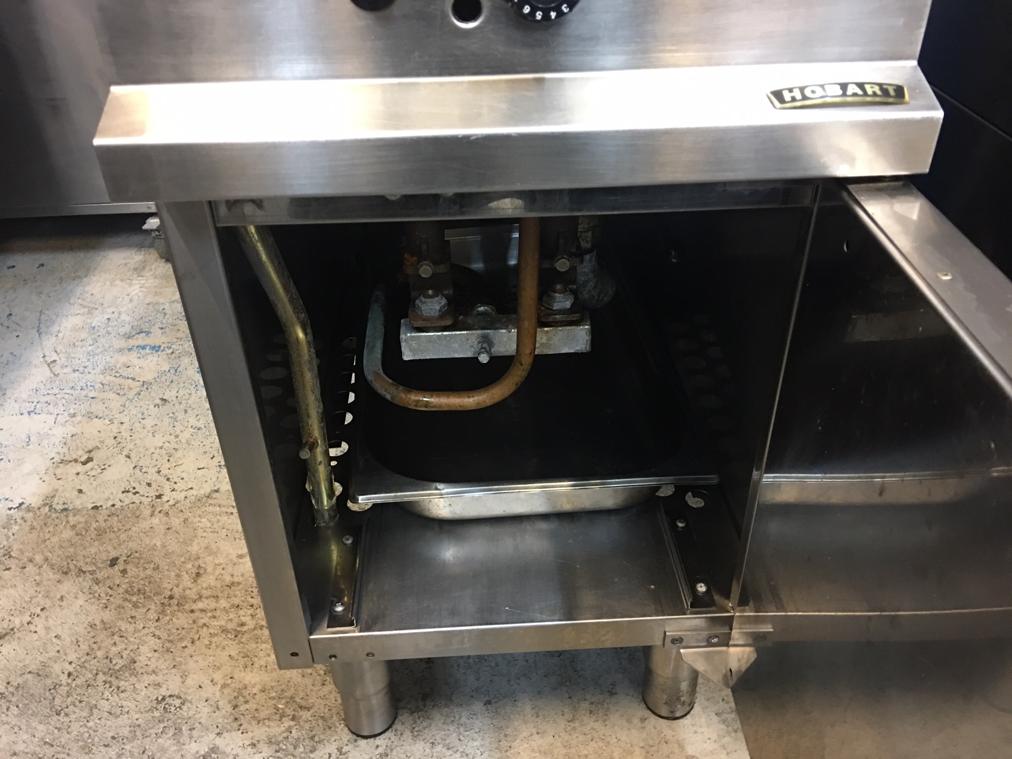 Hobart Single Tank Free Standing Fryer (Gas) Model HGF47 Used Rational