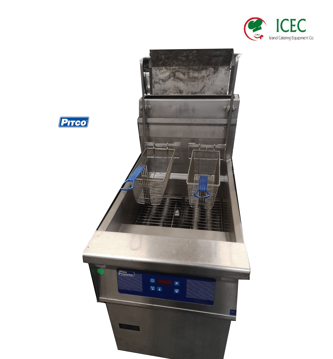 Pitco SE18S Electric Fryer One tank two big baskets Basket lift up
