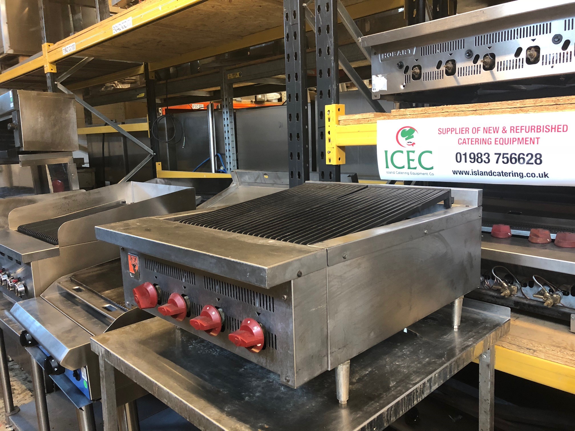 wolf 4 Burner Chargrill 60cm same as hobart vat included , peri peri