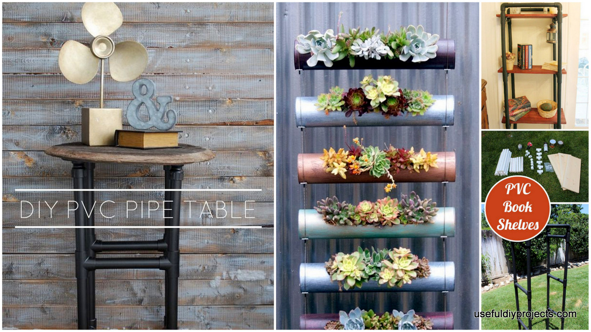 Create These Wonderful And Easy 16 DIY PVC Projects