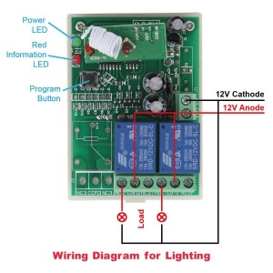 12V Dual channel remote relay review and complete instruction manual