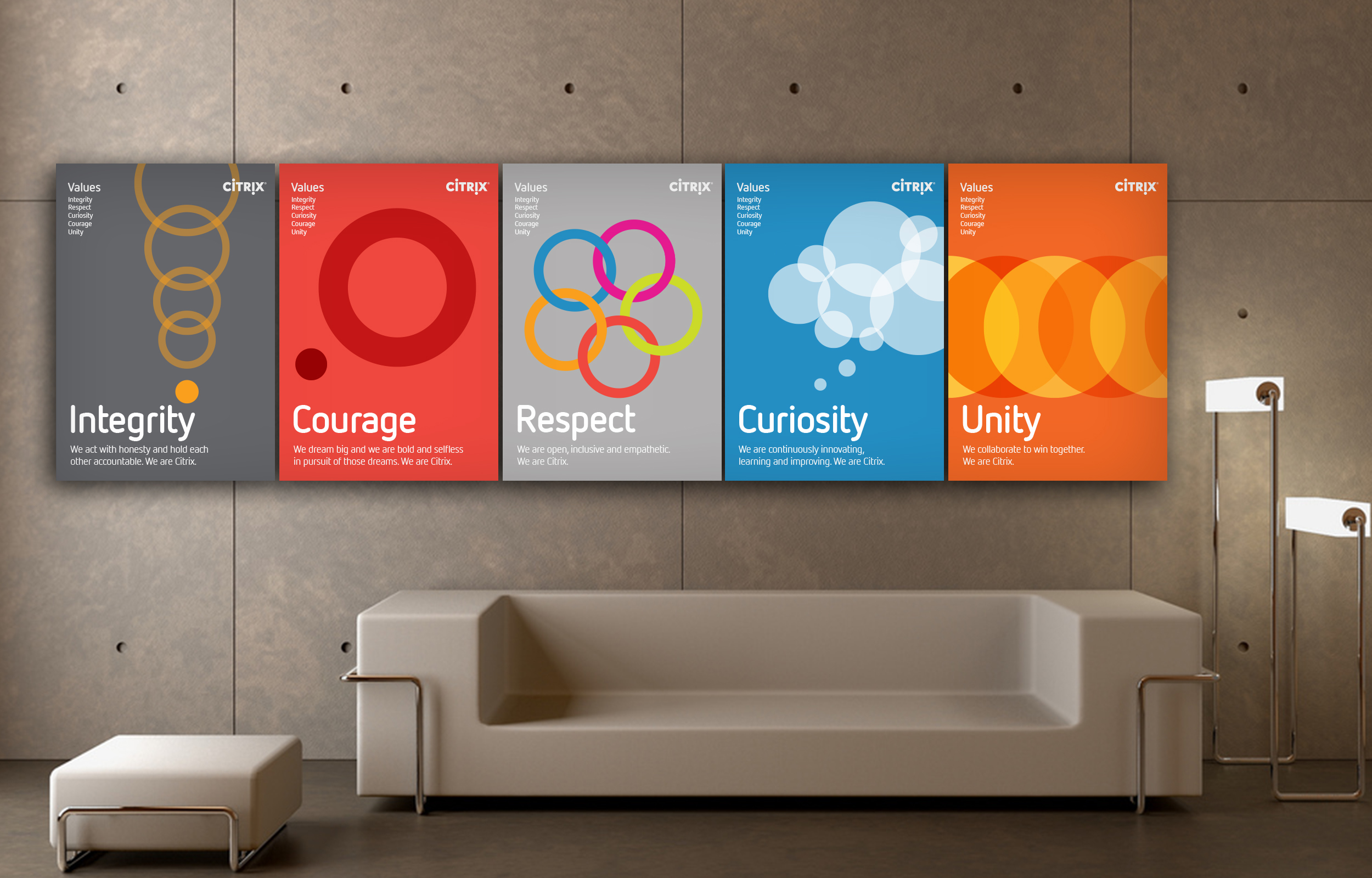 CITRIX Values posters The online portfolio of designer Consuelo Ferreira