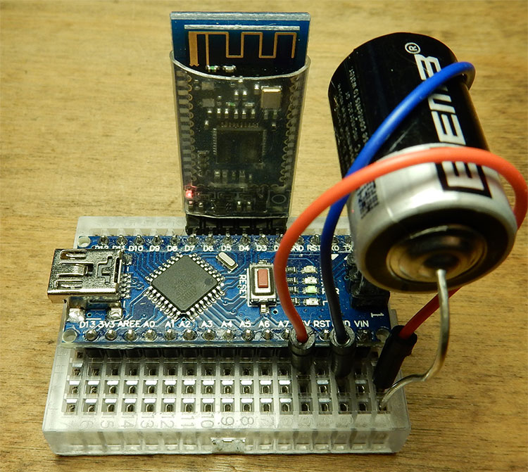 Bluetooth data logger for Arduino (Serial plotter)
