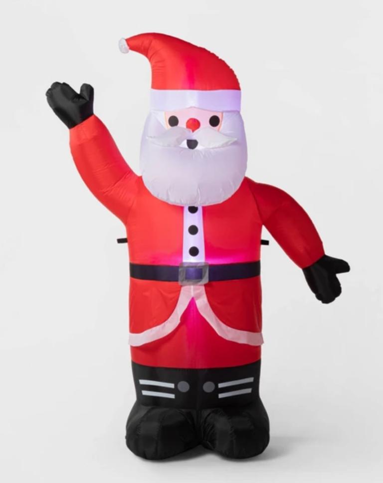 LifeSize Inflatable Buddy The Elf Lawn Decoration Here Just In Time