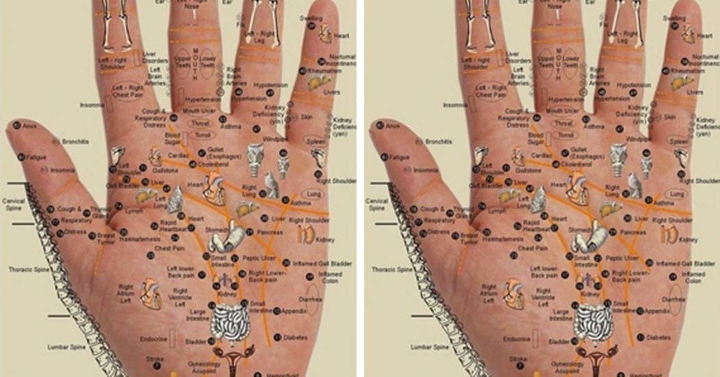 Relieve Pain In Any Part Of The Body By Pressing On Your Palm Useful